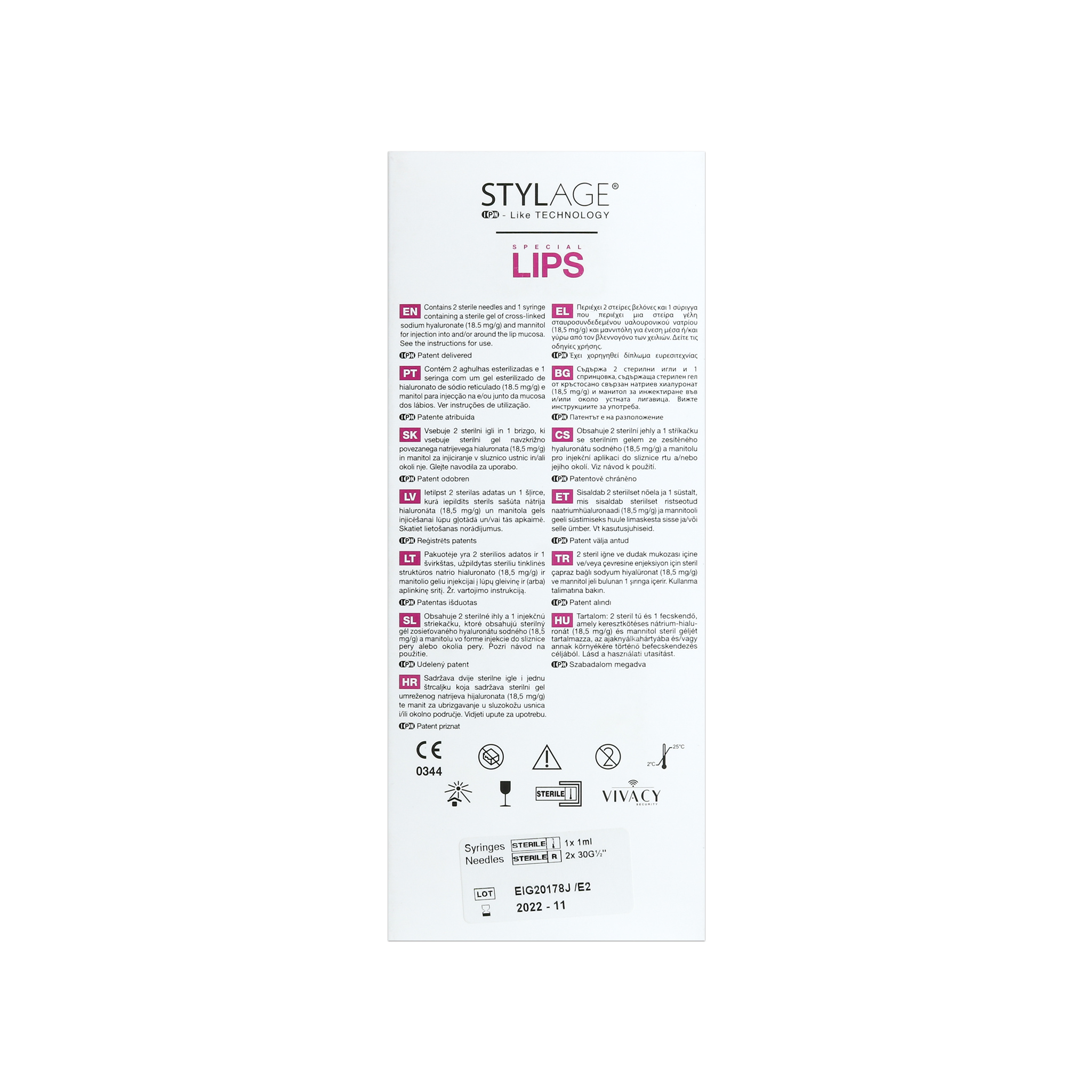 Stylage Bi-Soft Special Lips (1 x 1 ml)