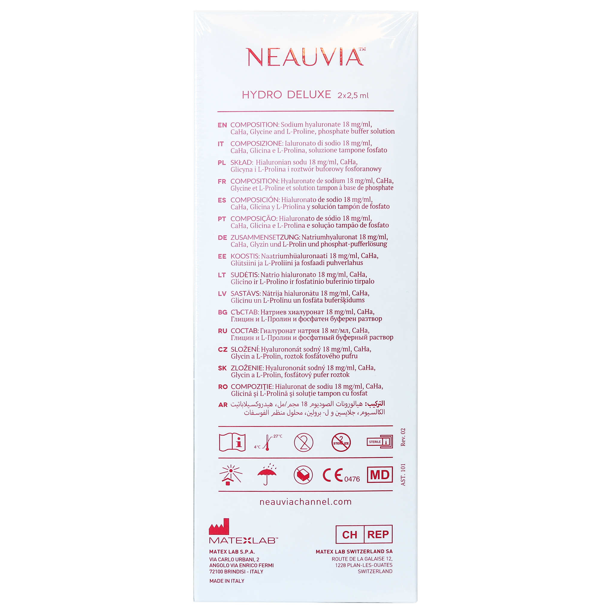 Neauvia Hydro Deluxe (2 x 2,5 ml)