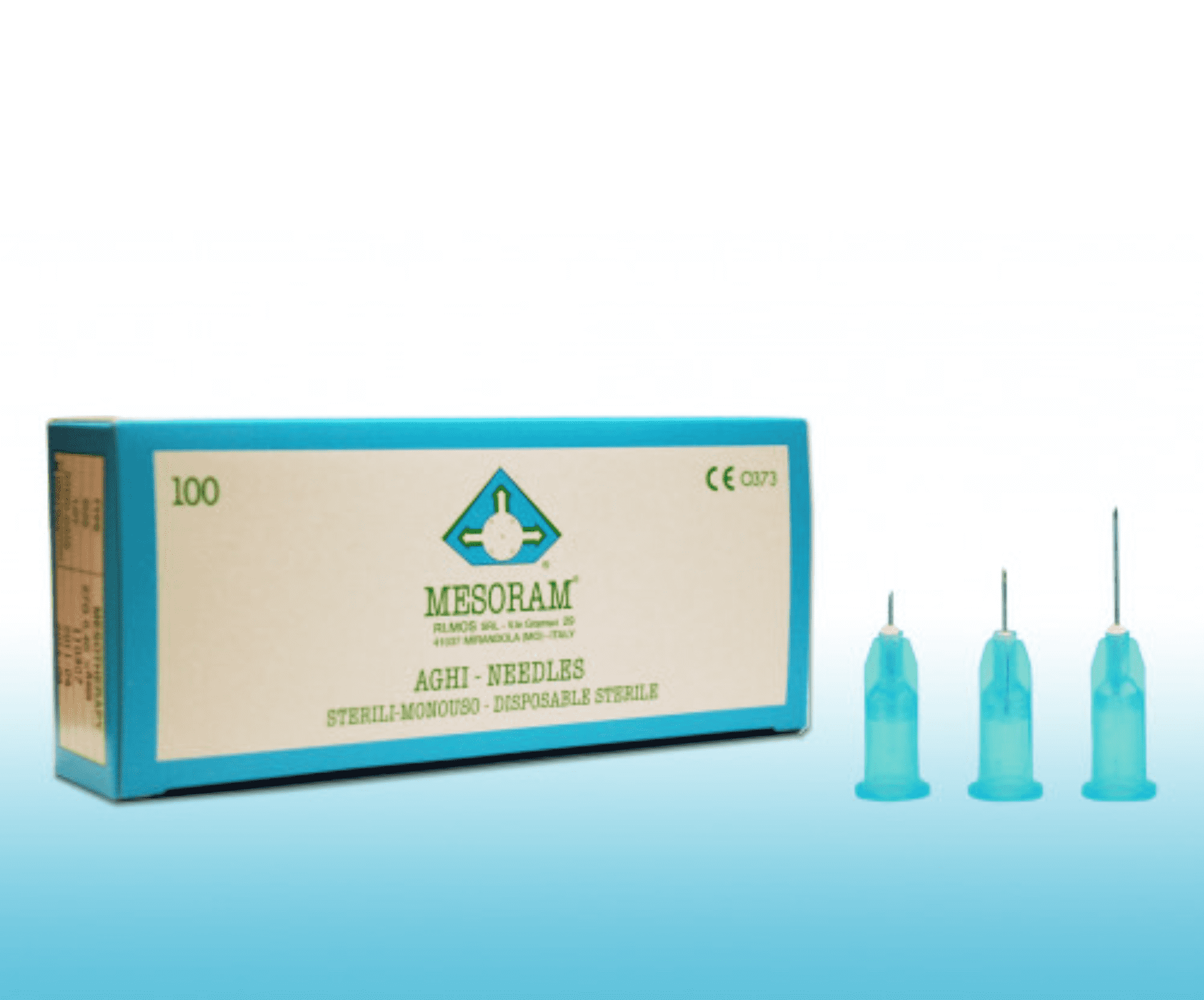 MESORAM Micro-Injektions, Nadeln 27G/0,40 x 12mm (100Stk.)