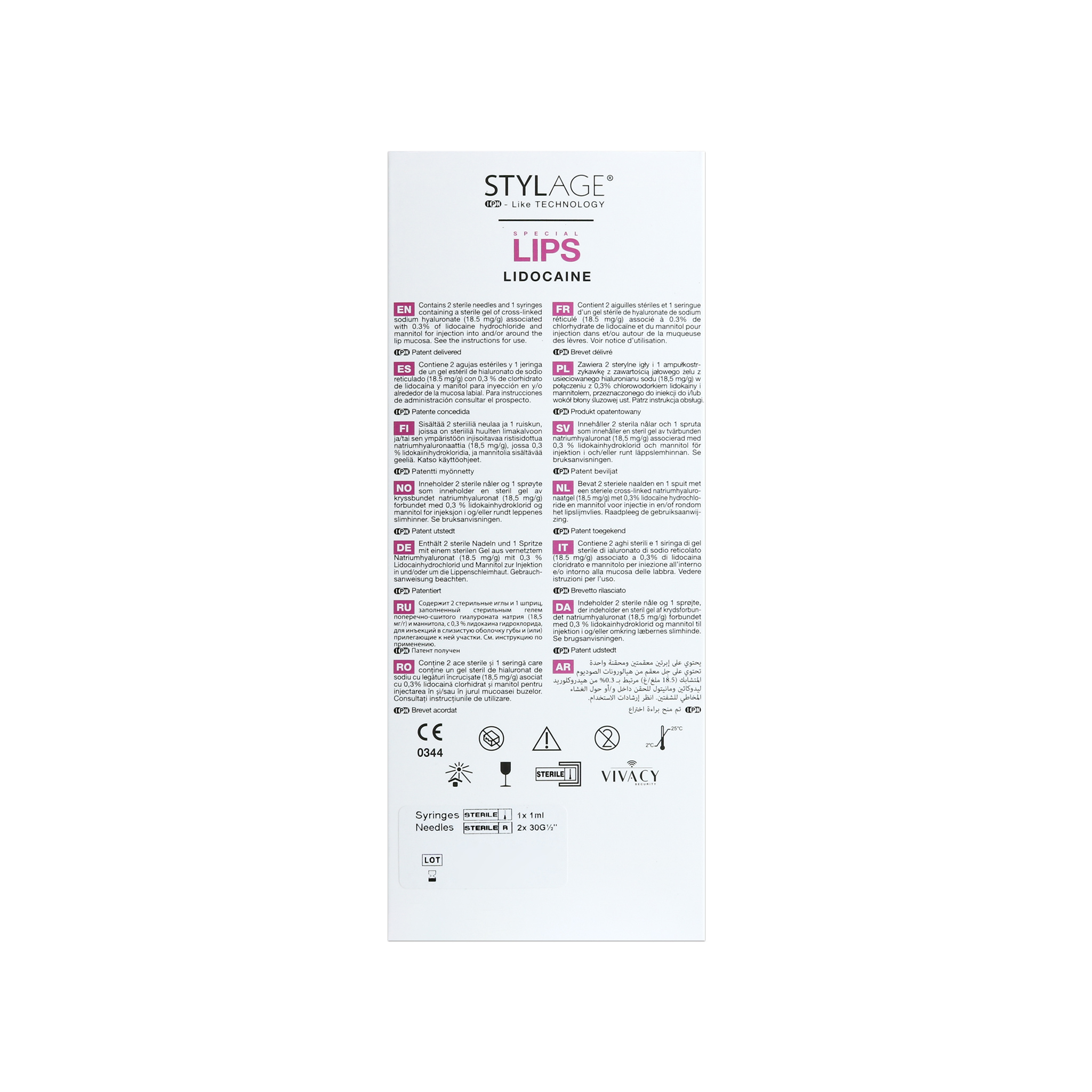 Stylage Bi-Soft Special Lips Lidocain (1 x 1 ml)