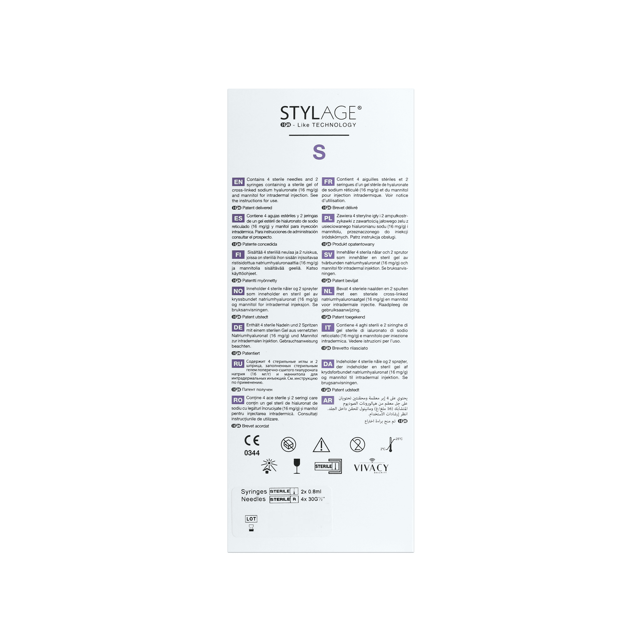 Stylage Bi-Soft S (2 x 0,8 ml)