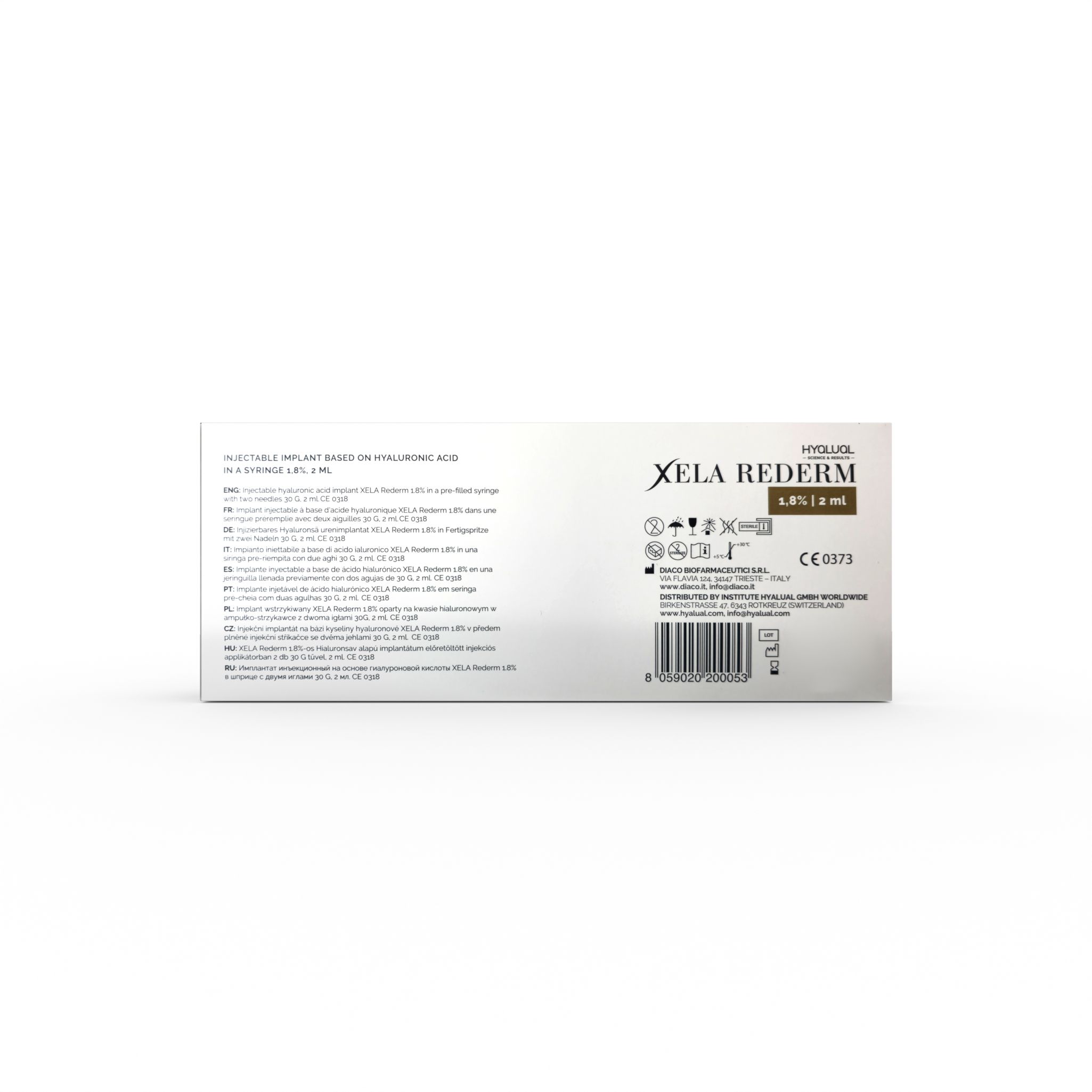 Xela Rederm 1,8% (1 x 2 ml)