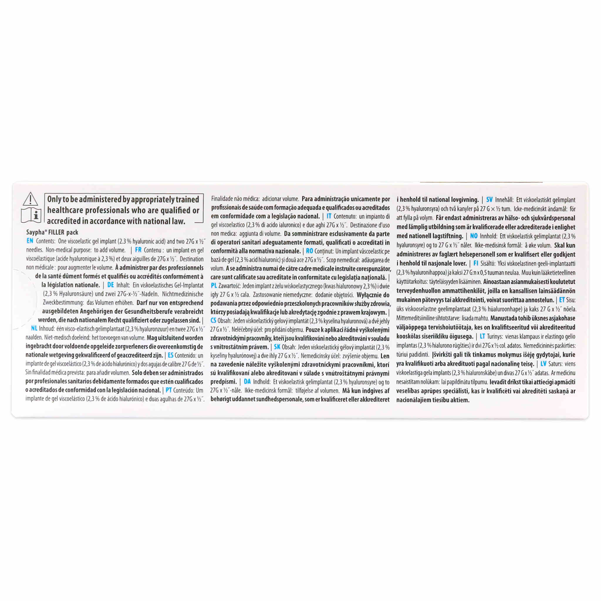 Saypha Filler (1 x 1 ml)