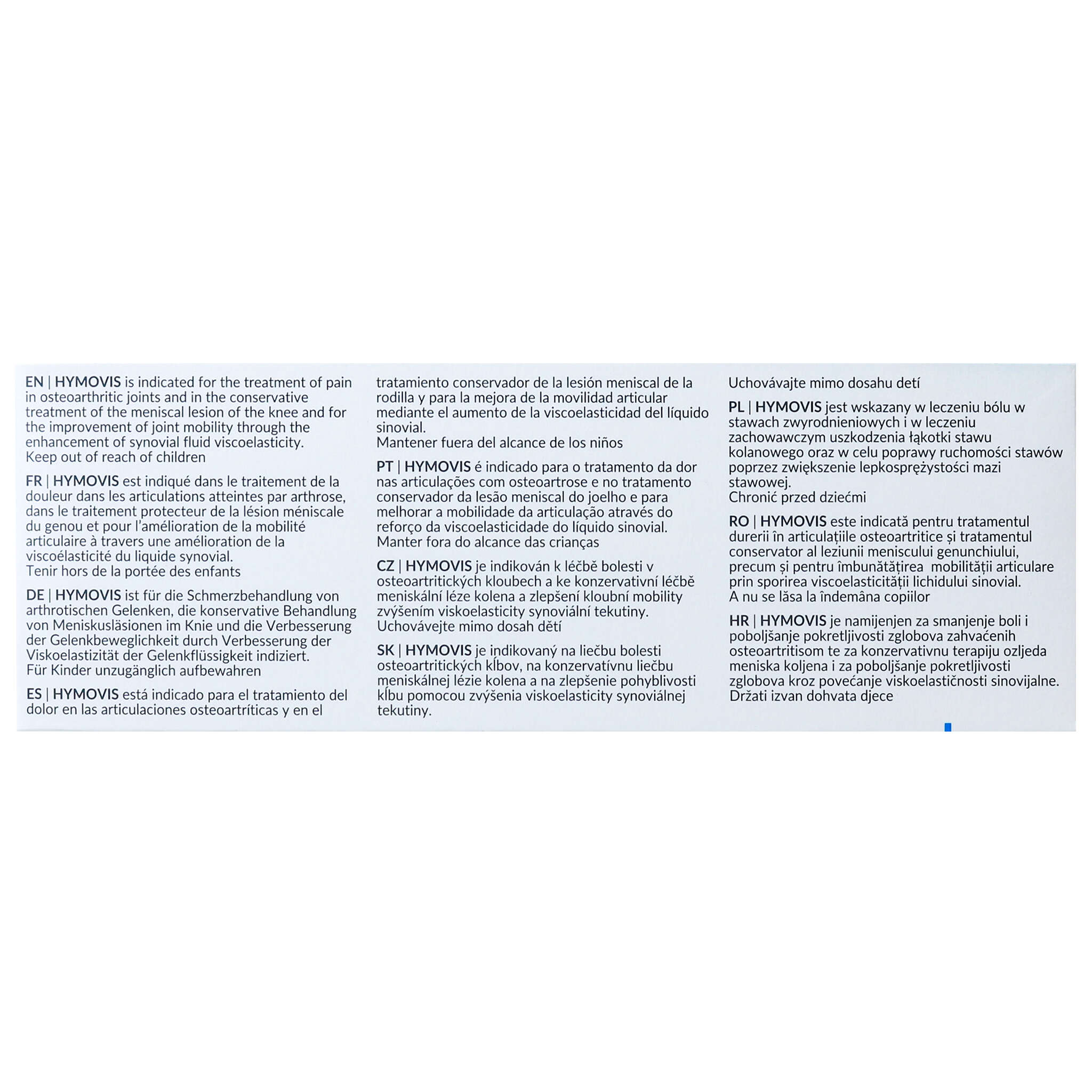 Hymovis® (2 x 1 sterile FSPR, 3 ml)