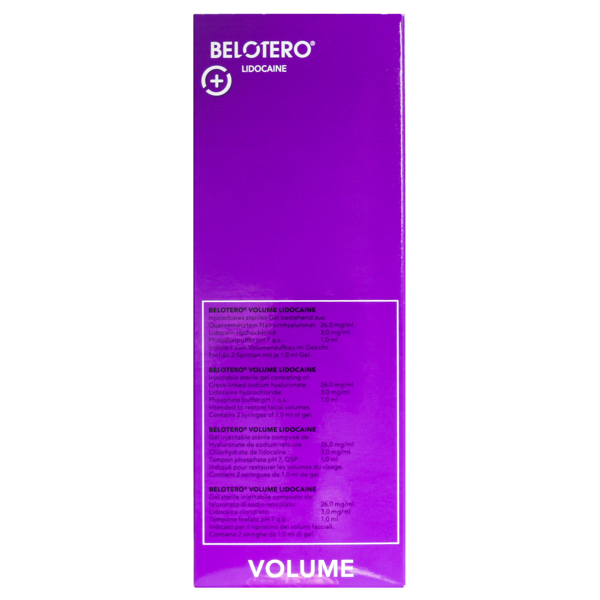 Belotero Volume mit Lidocain (2 x 1 ml)