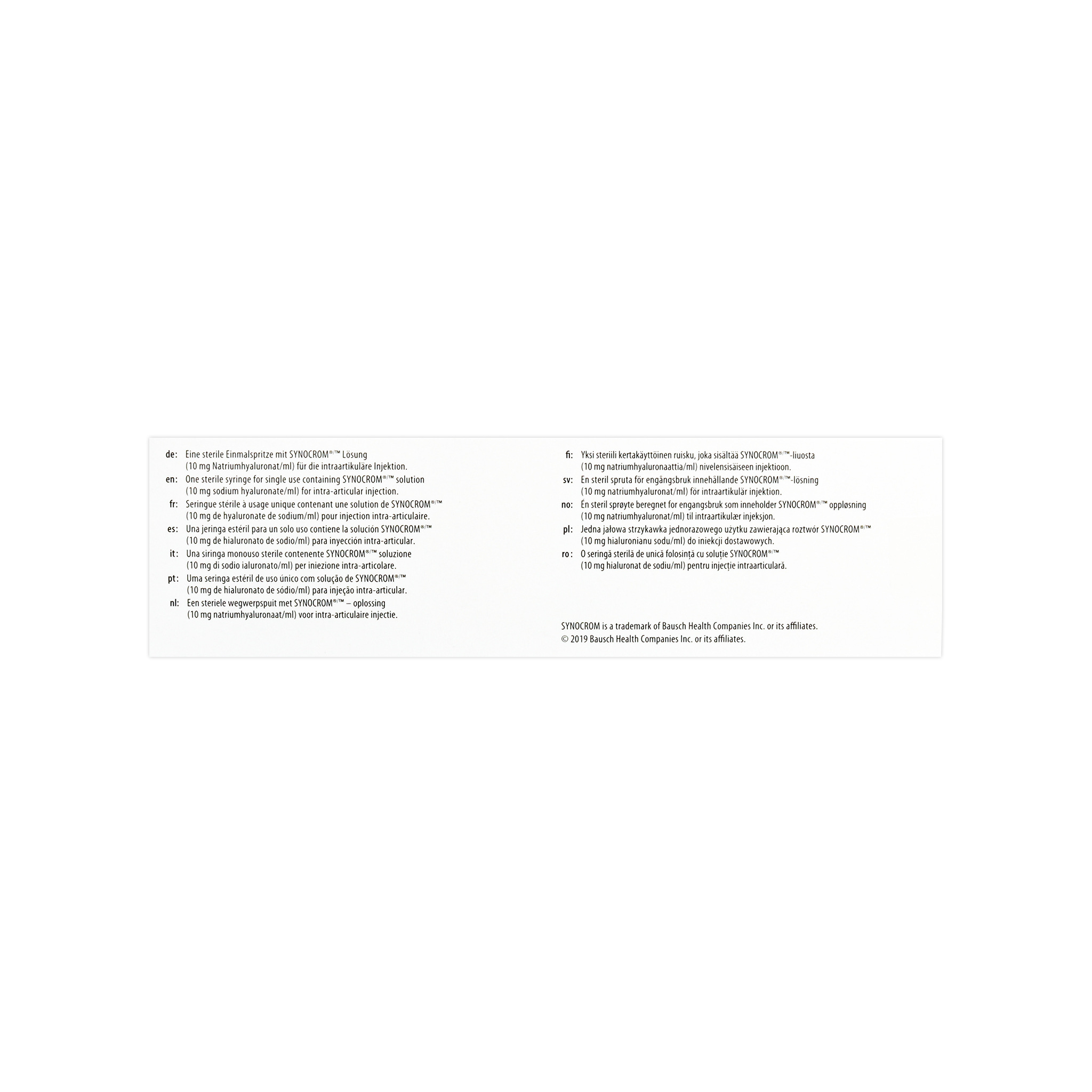 Synocrom (1 x 2 ml)