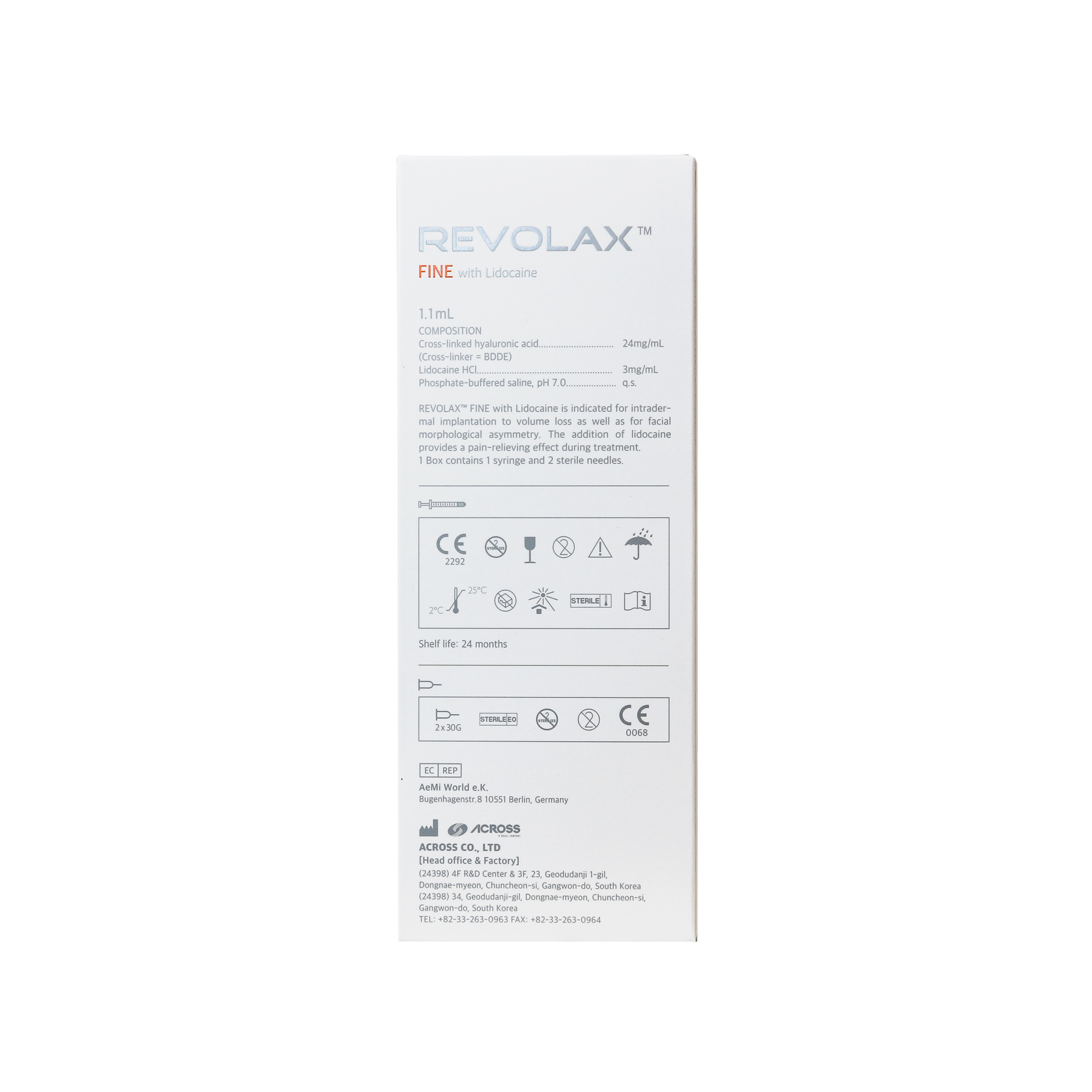 Revolax Fine mit Lidocain (1 x 1,1 ml)