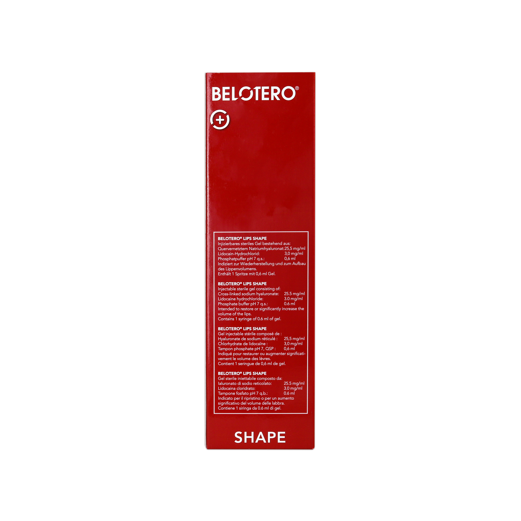 Belotero Lips Shape mit Lidocain (1 x 0,6 ml) Belotero Lips Shape mit Lidocain (1 x 0,6 ml)