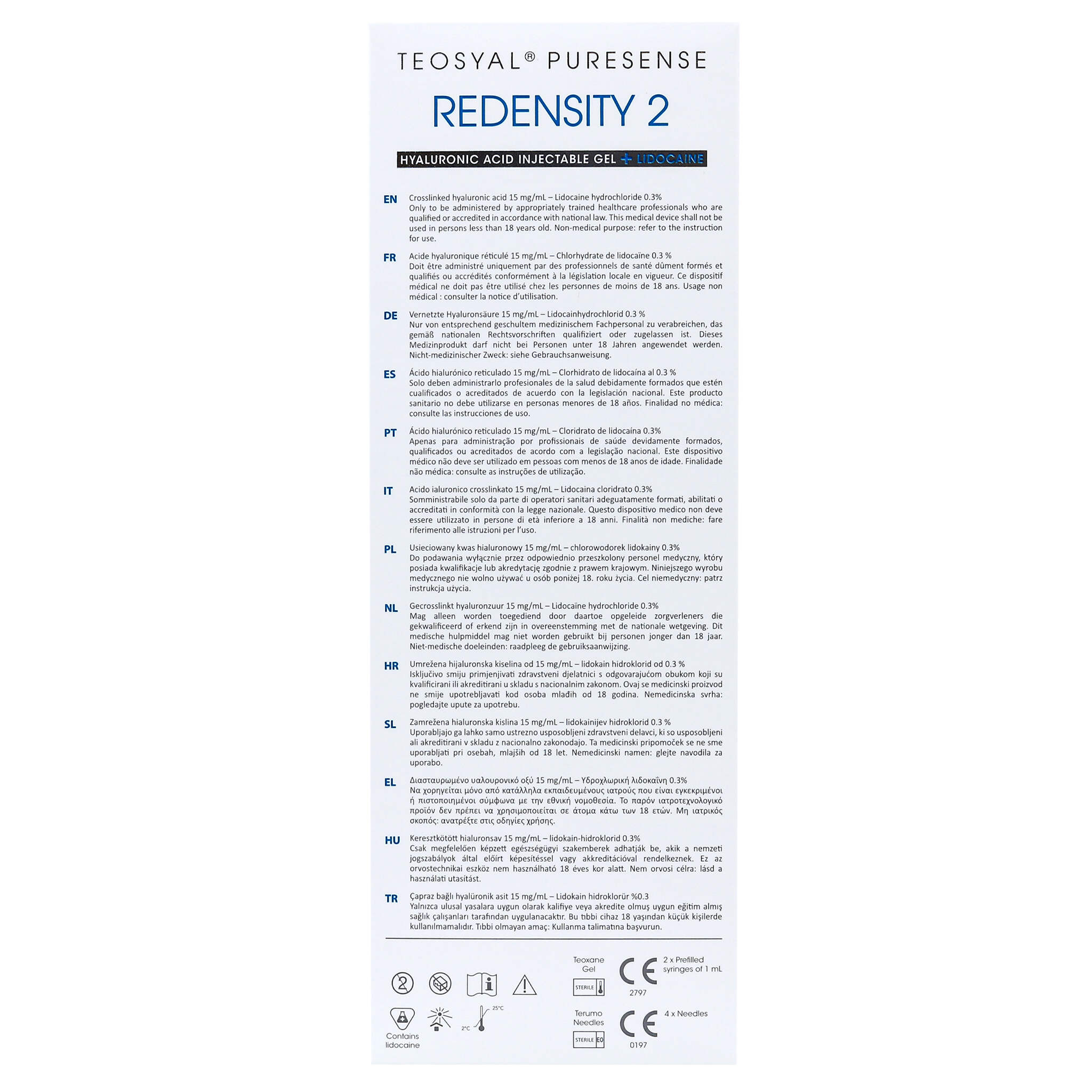 Teosyal PureSense Redensity 2 Eyes (2 x 1 ml)