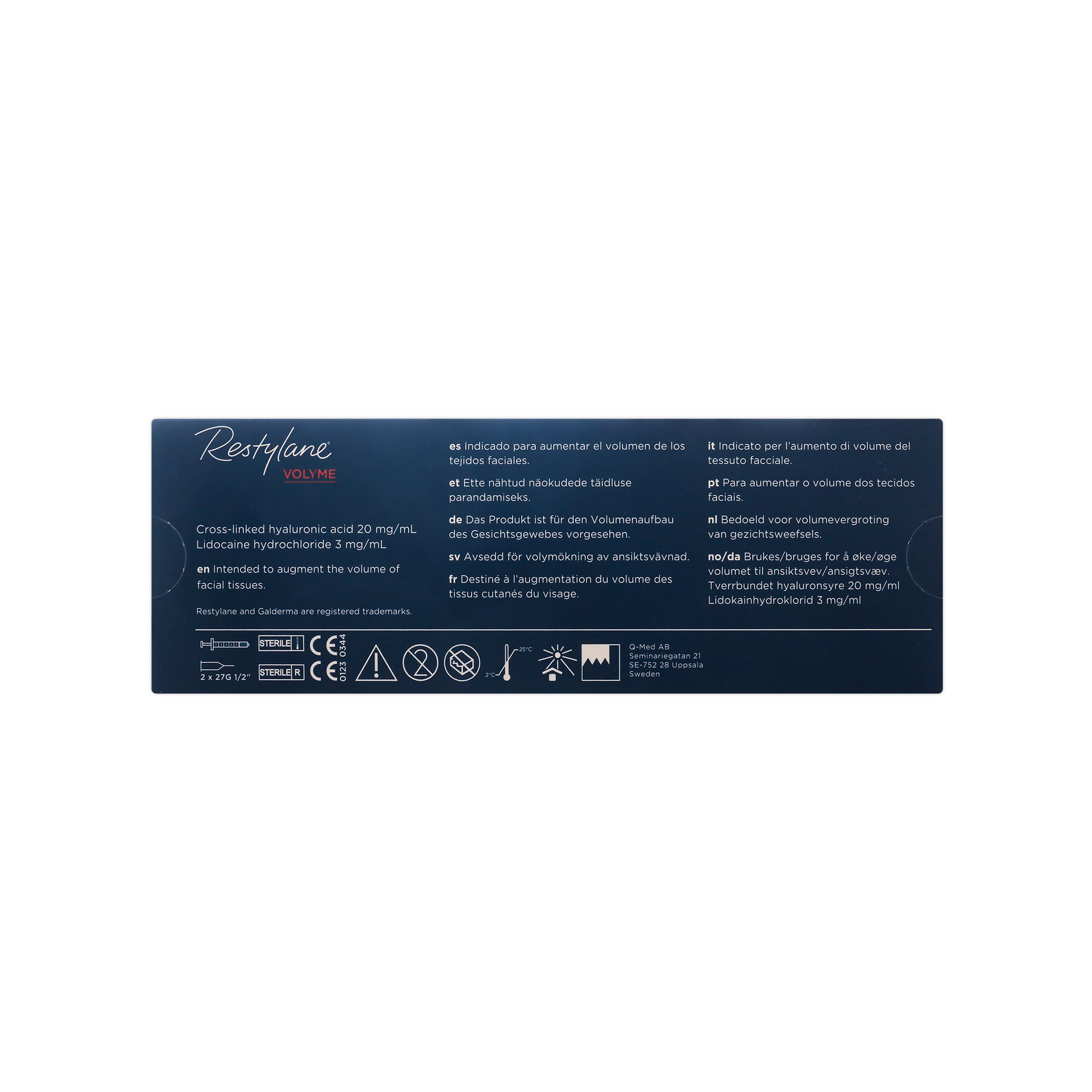 Restylane Volyme Lidocaine (1 x 1 ml)