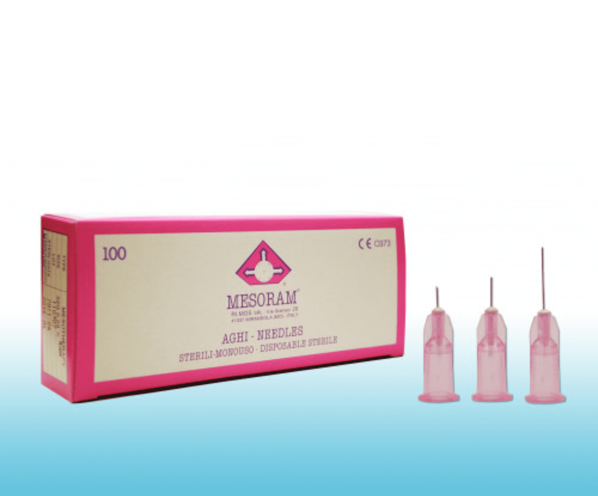 MESORAM Micro-Injektions, Nadeln 32G/0,23 x 4mm (100 Stk.)
