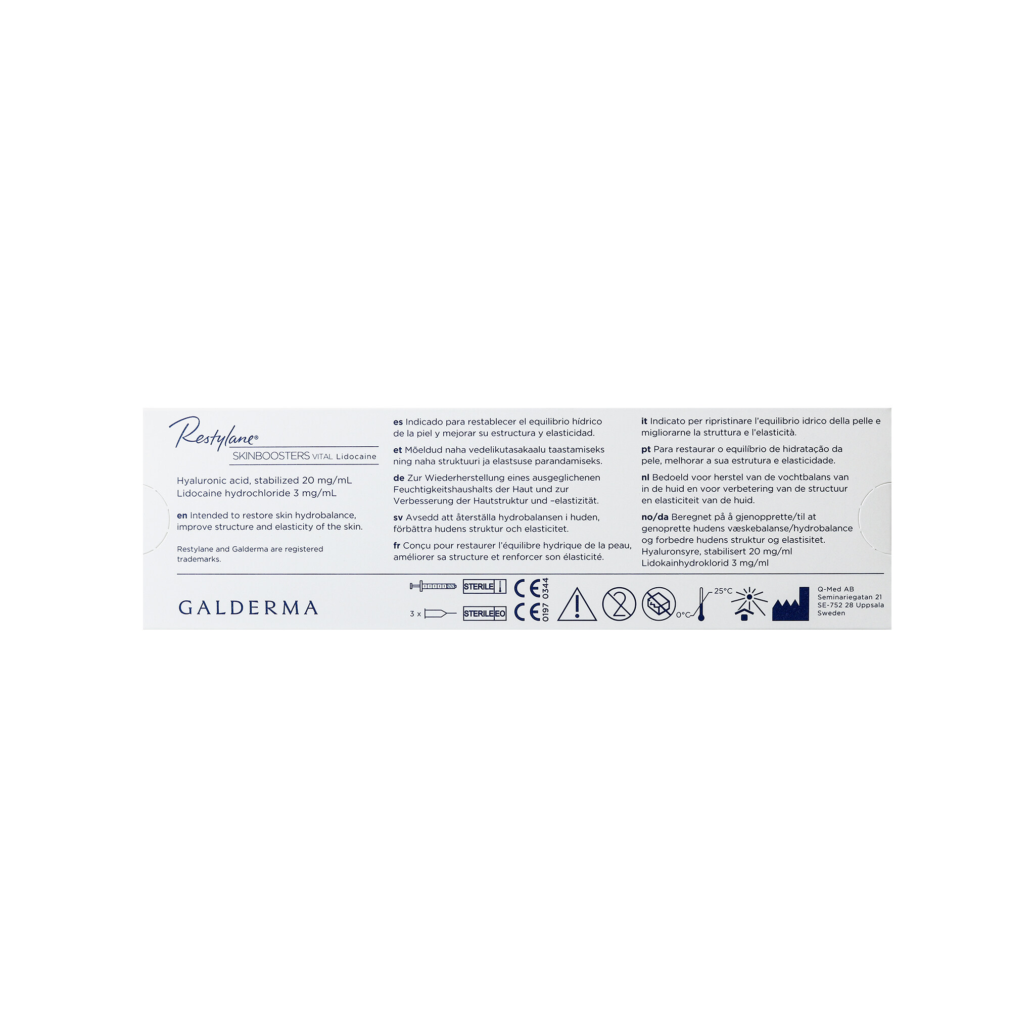 Restylane Skinbooster Vital mit Lidocain (1 x 1 ml)