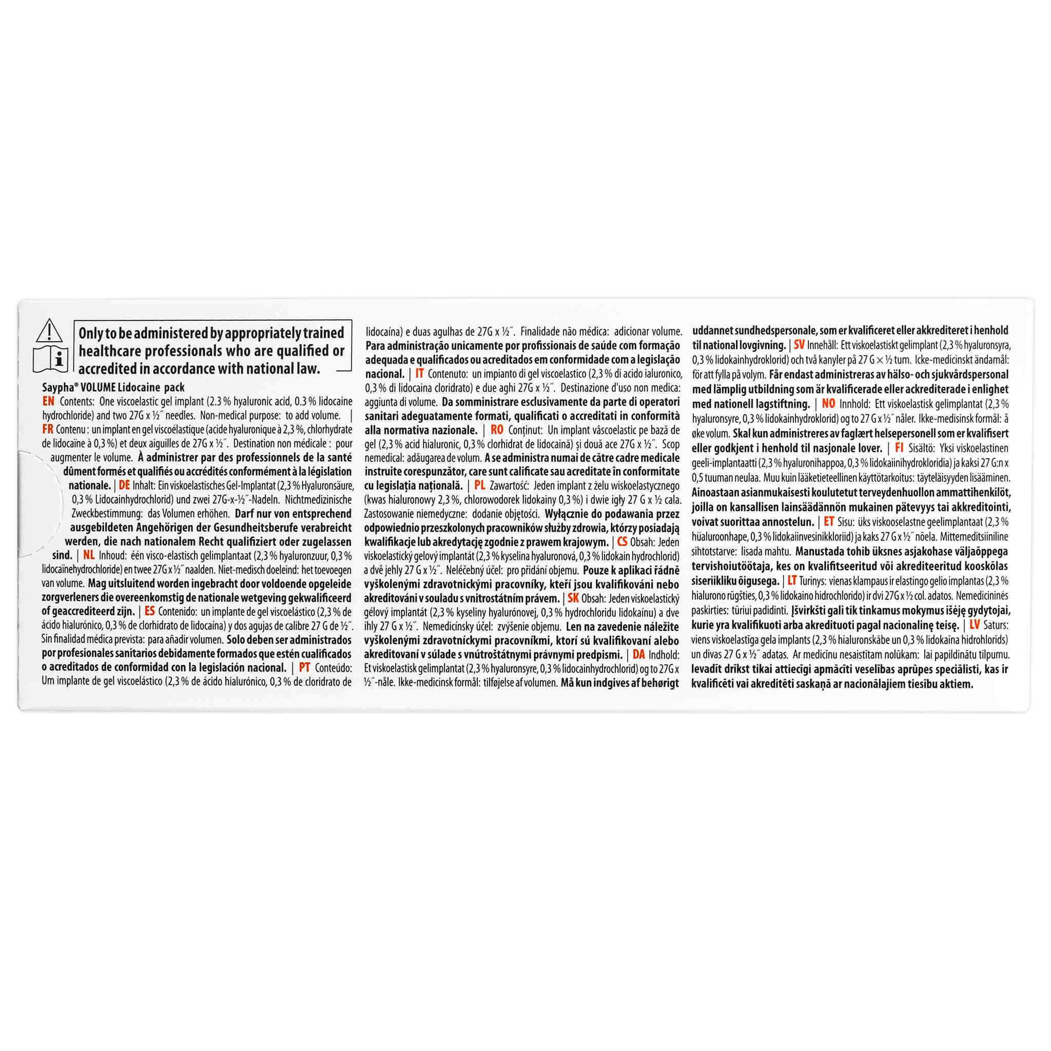 Saypha Volume mit Lidocain (1 x 1 ml)