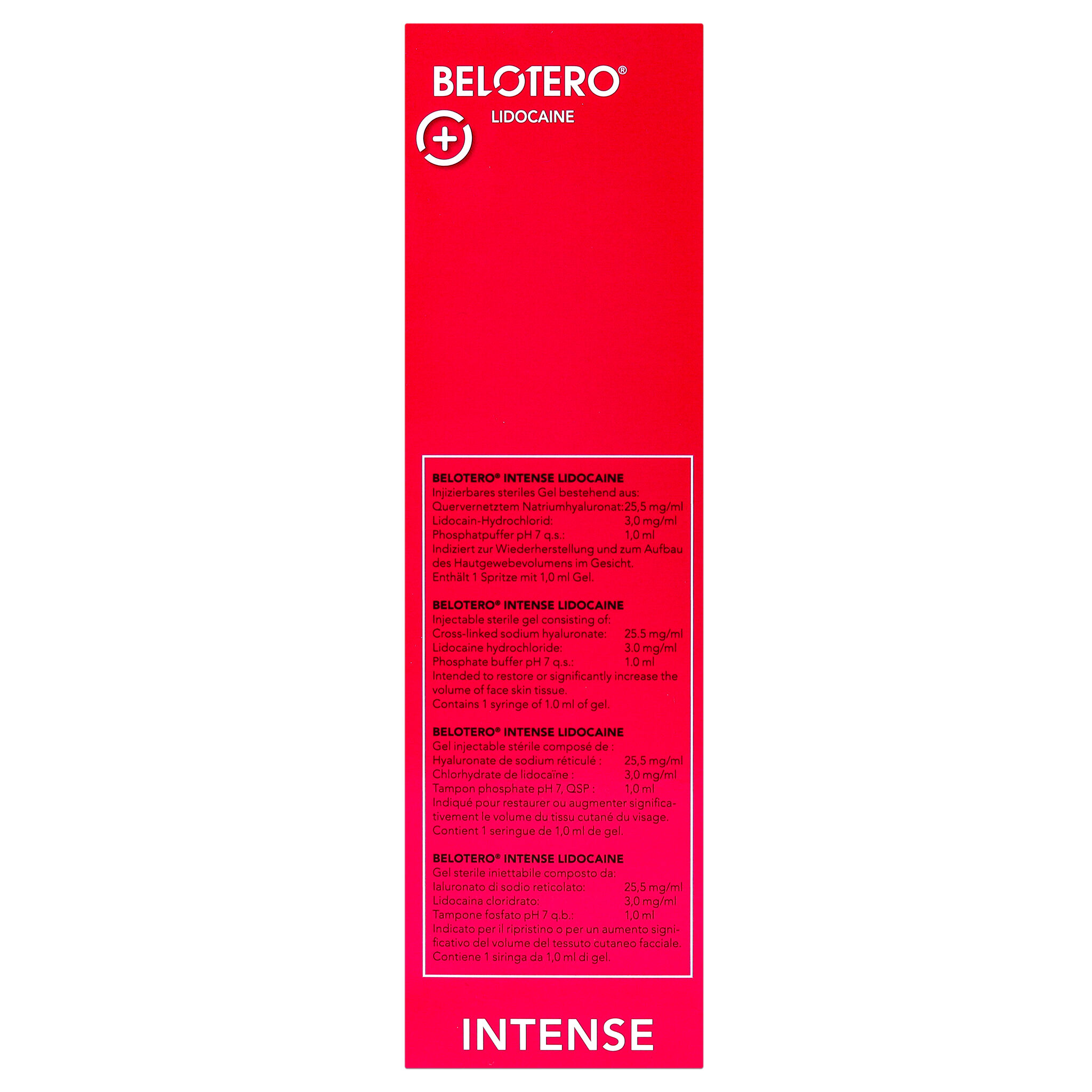 Belotero Intense mit Lidocain (1 x 1 ml)