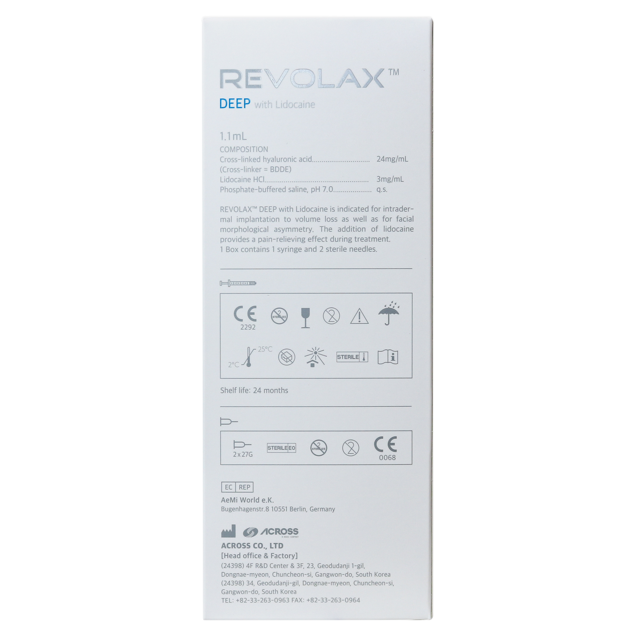 Revolax Deep mit Lidocain (1 x 1,1 ml)