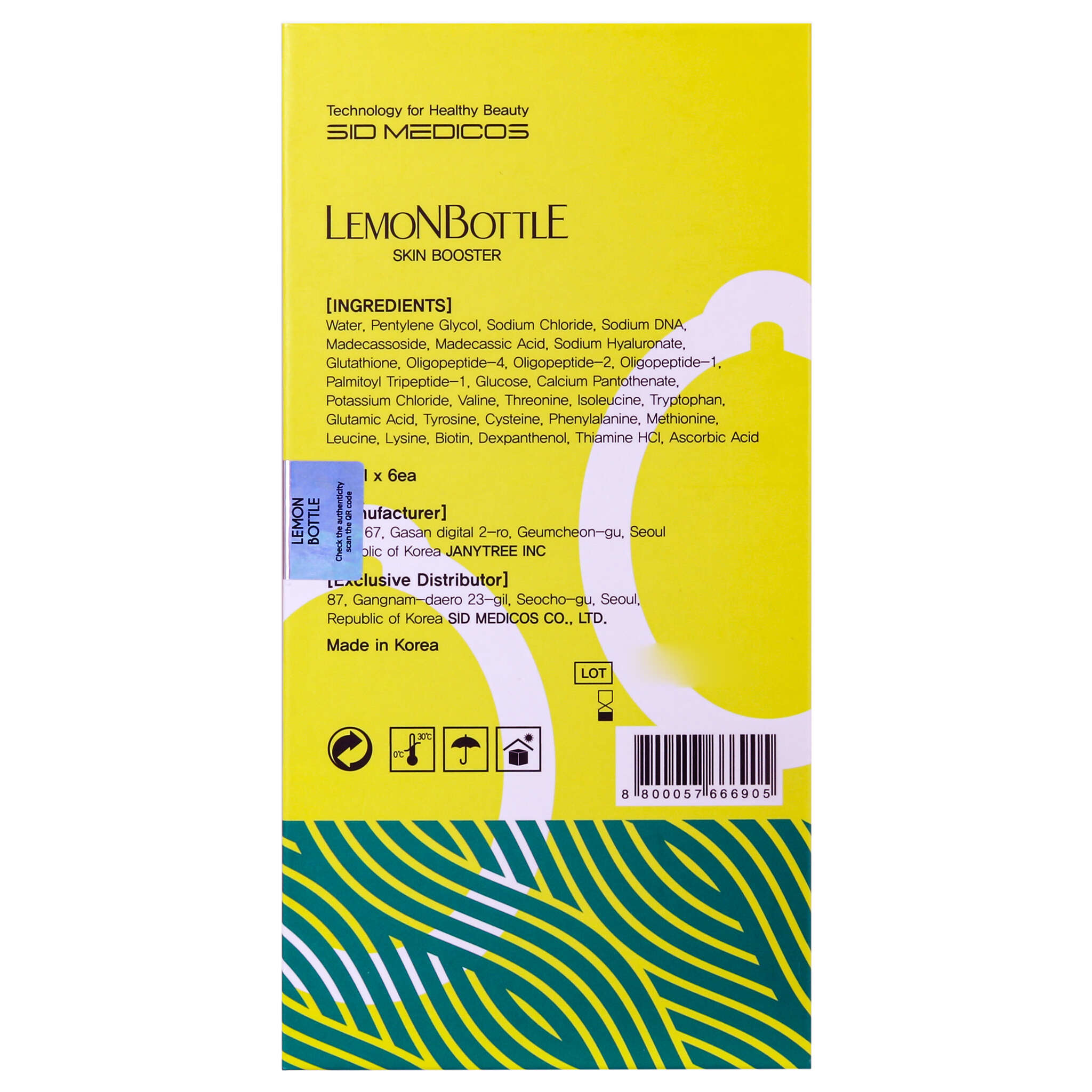 Lemon Bottle Skin Booster (6 x 3,5 ml)