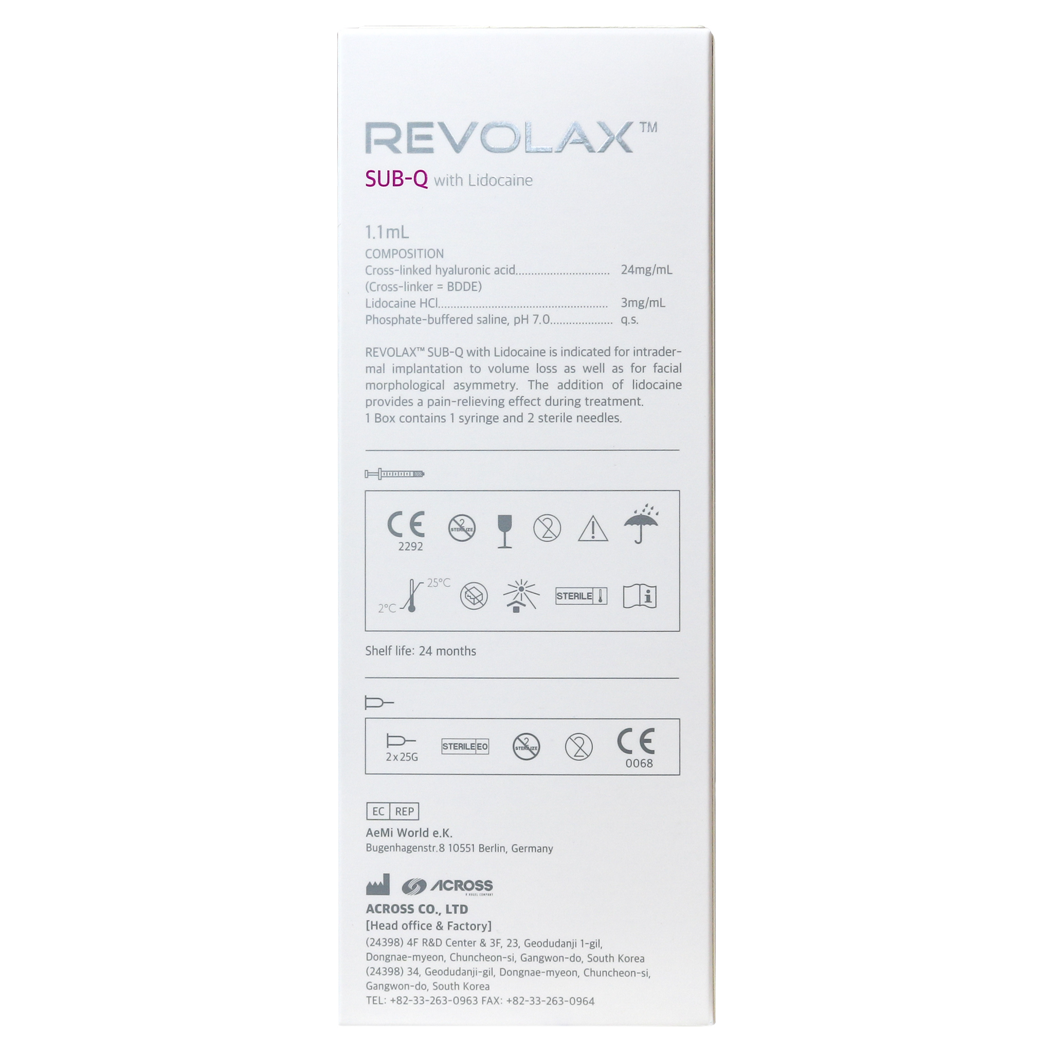 Revolax Sub-Q mit Lidocain (1 x 1,1 ml)