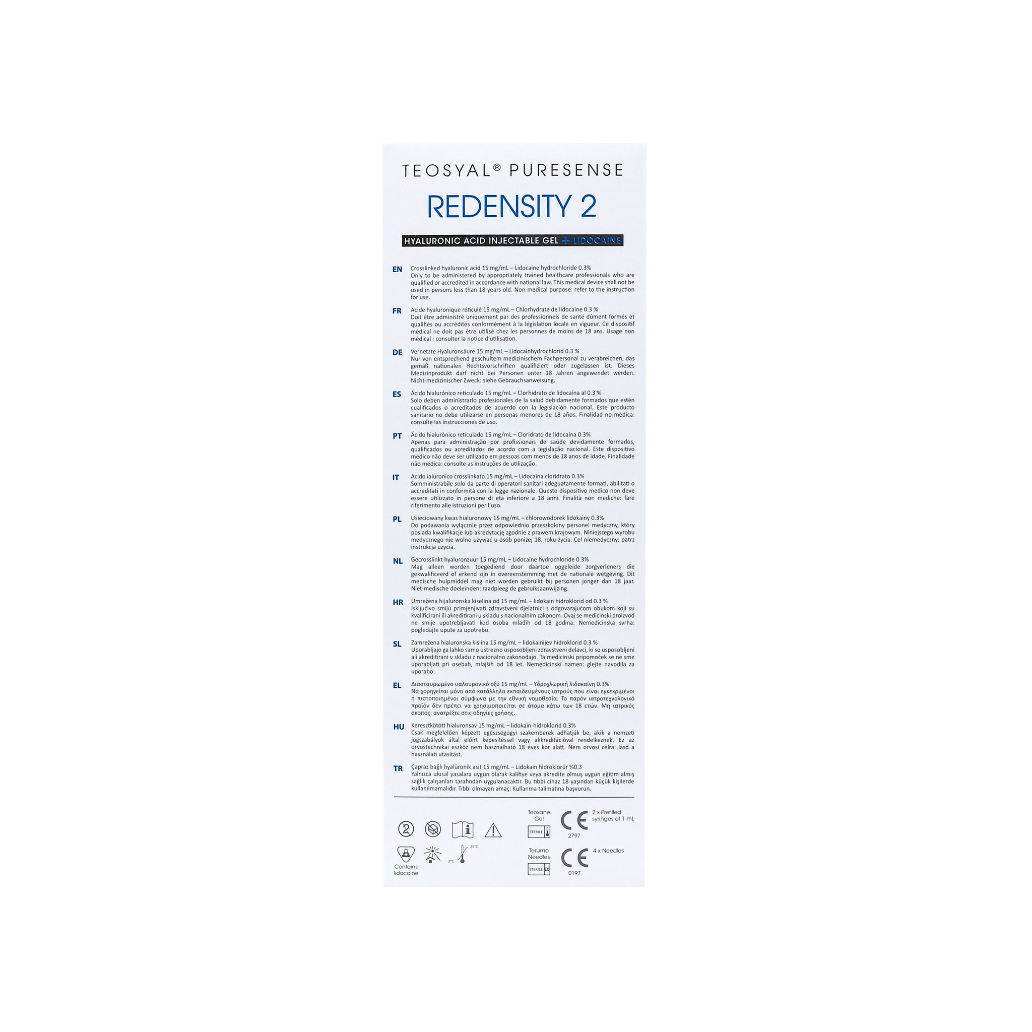 Teosyal PureSense Redensity 2 Eyes (2 x 1 ml)
