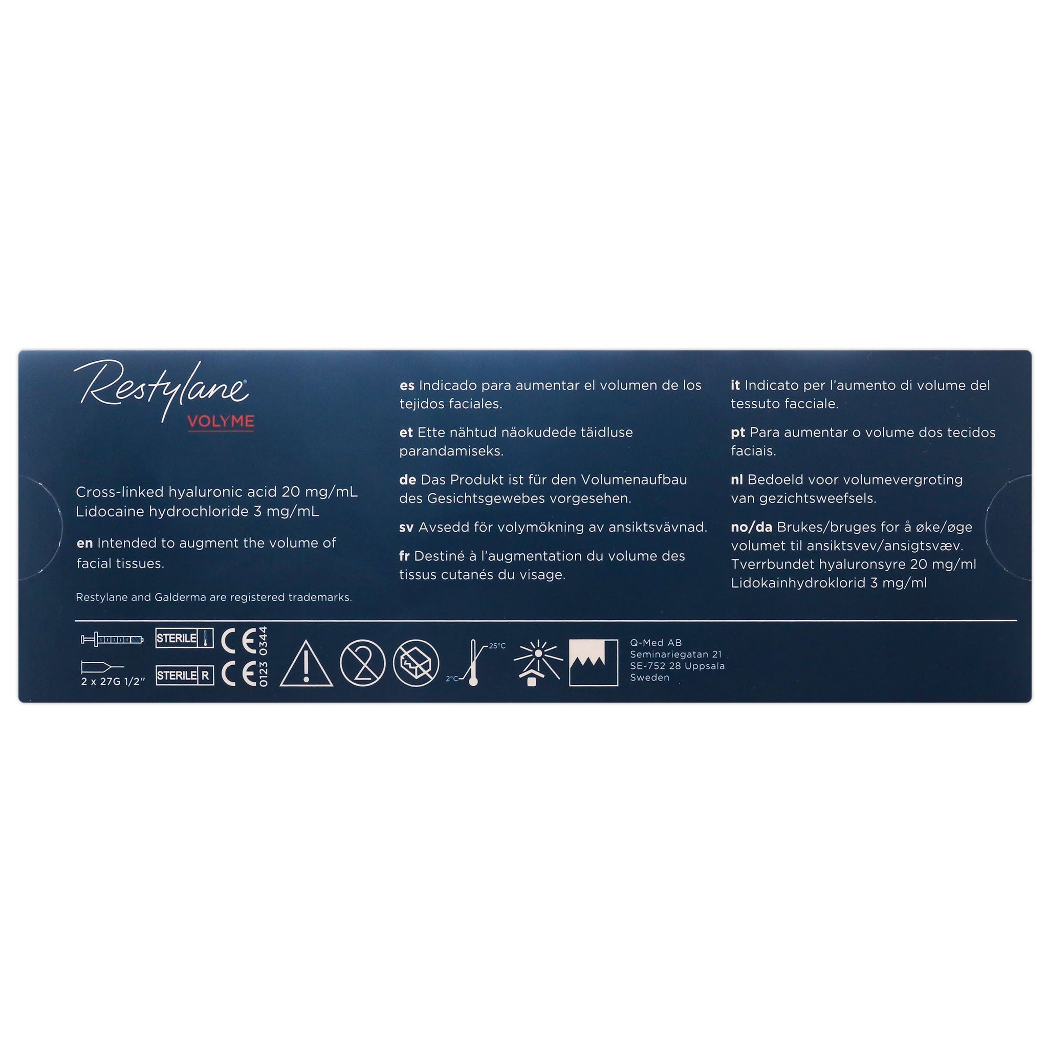 Restylane Volyme Lidocaine (1 x 1 ml)