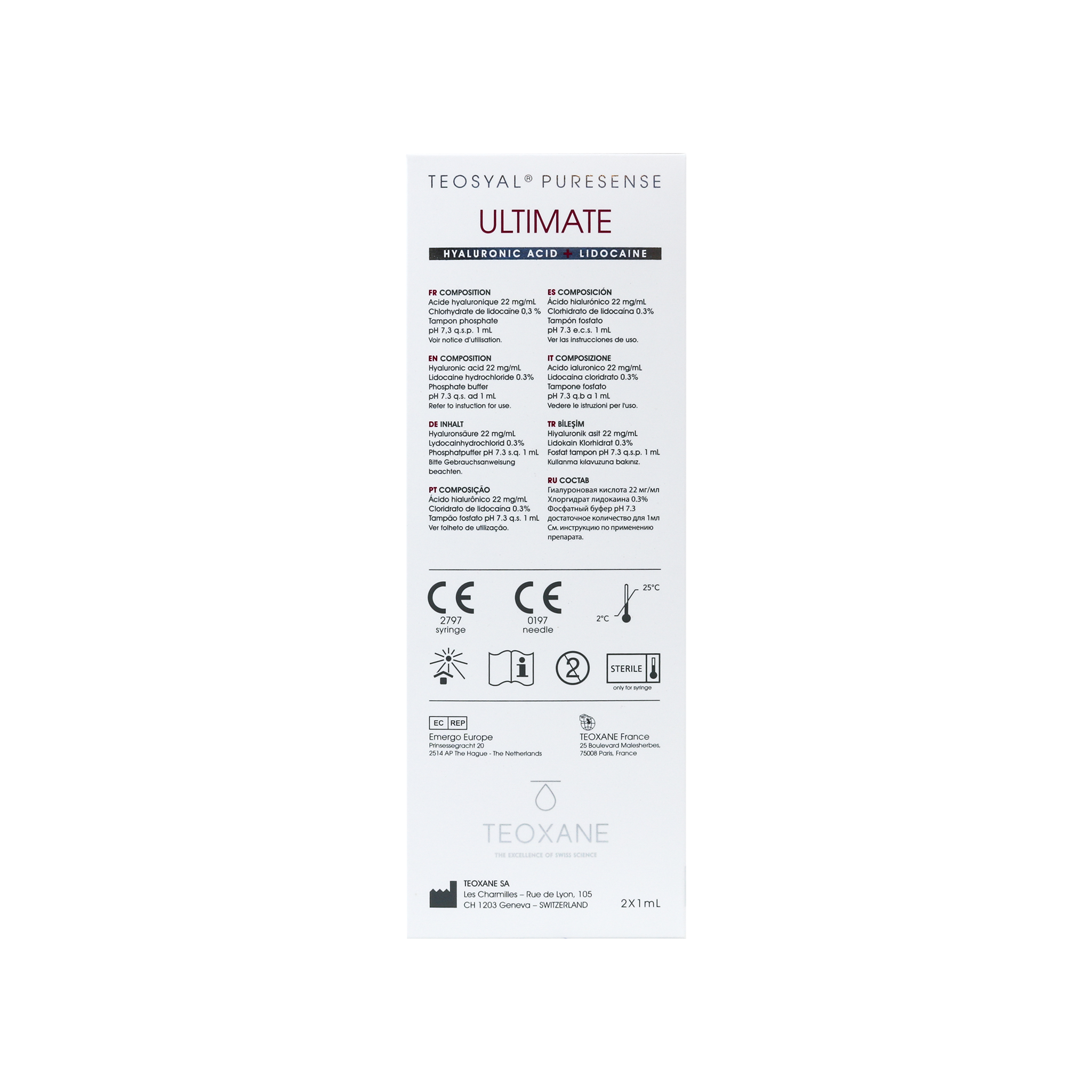 Teosyal PureSense Ultimate (2 x 1 ml)