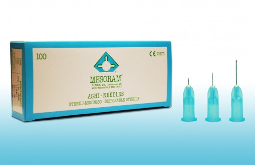  MESORAM Micro-Injektions, Nadeln 27G/0,40 x 12mm