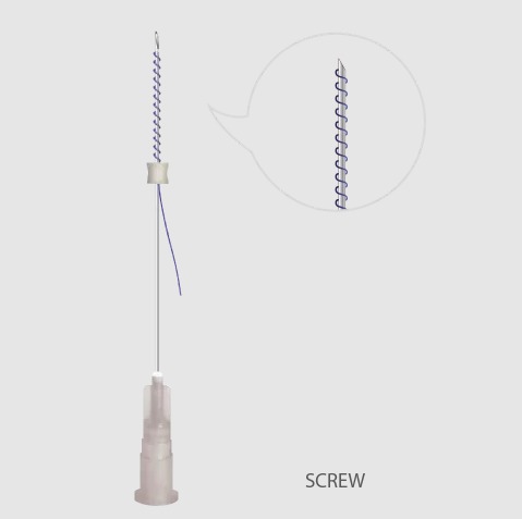 Rainbow Threads PDO Screw 29 G / 38 mm x 60 mm (20 Stück)