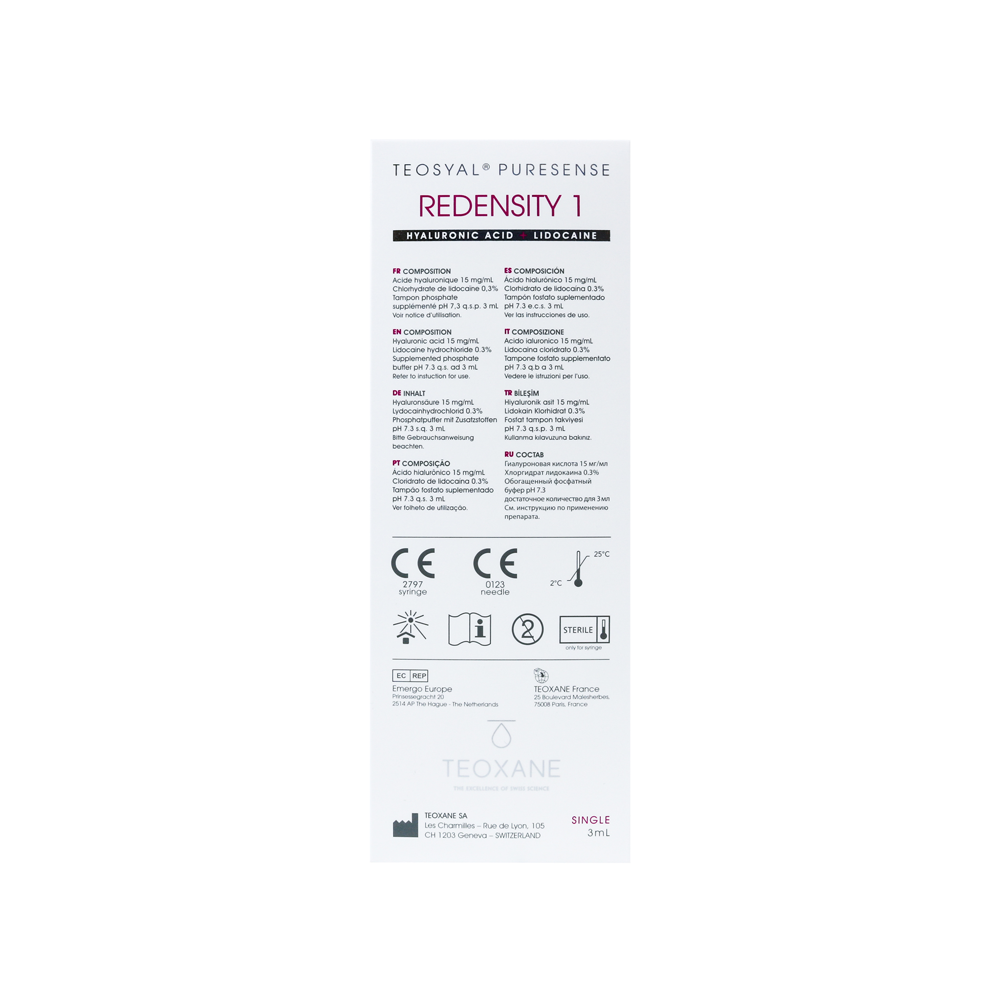 Teosyal PureSense Redensity I (1 x 3 ml)