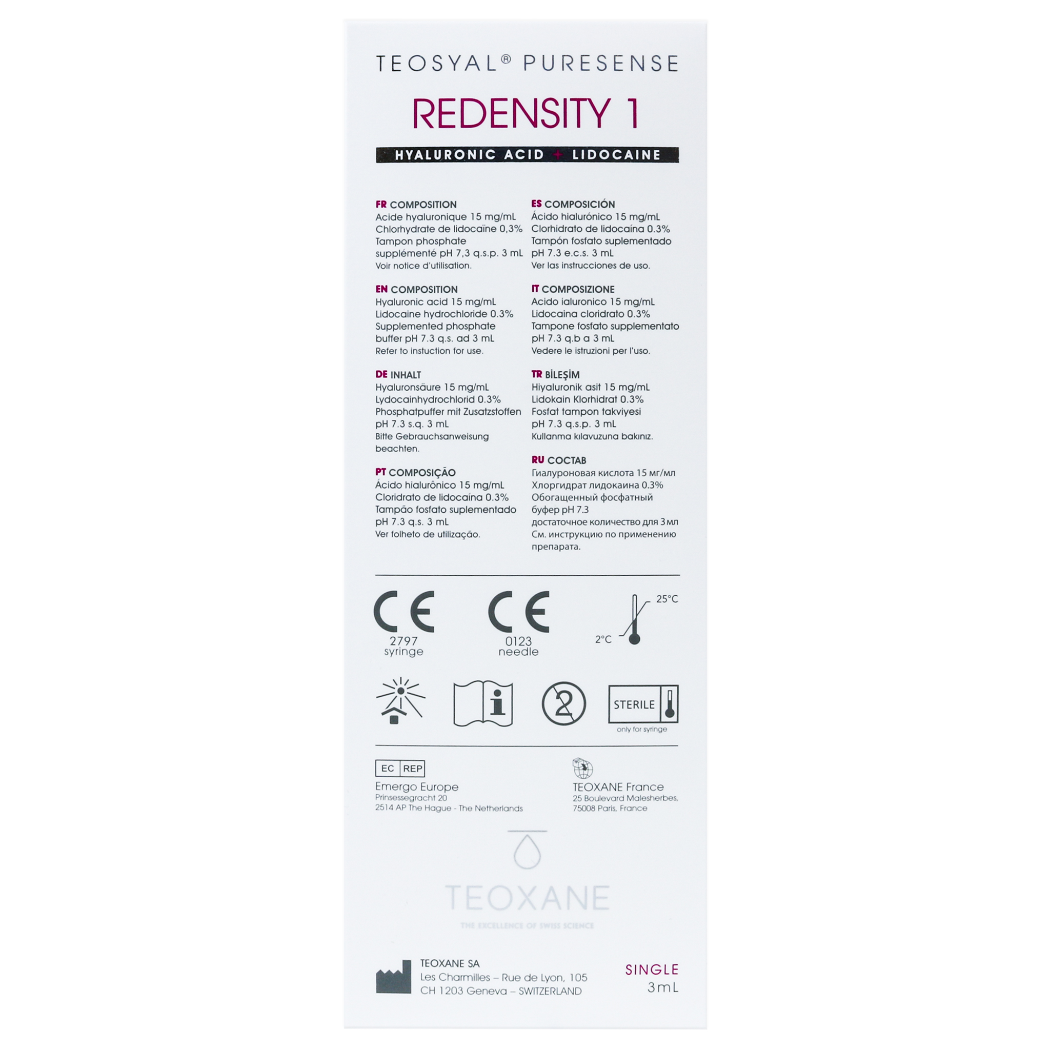 Teosyal PureSense Redensity I (1 x 3 ml)
