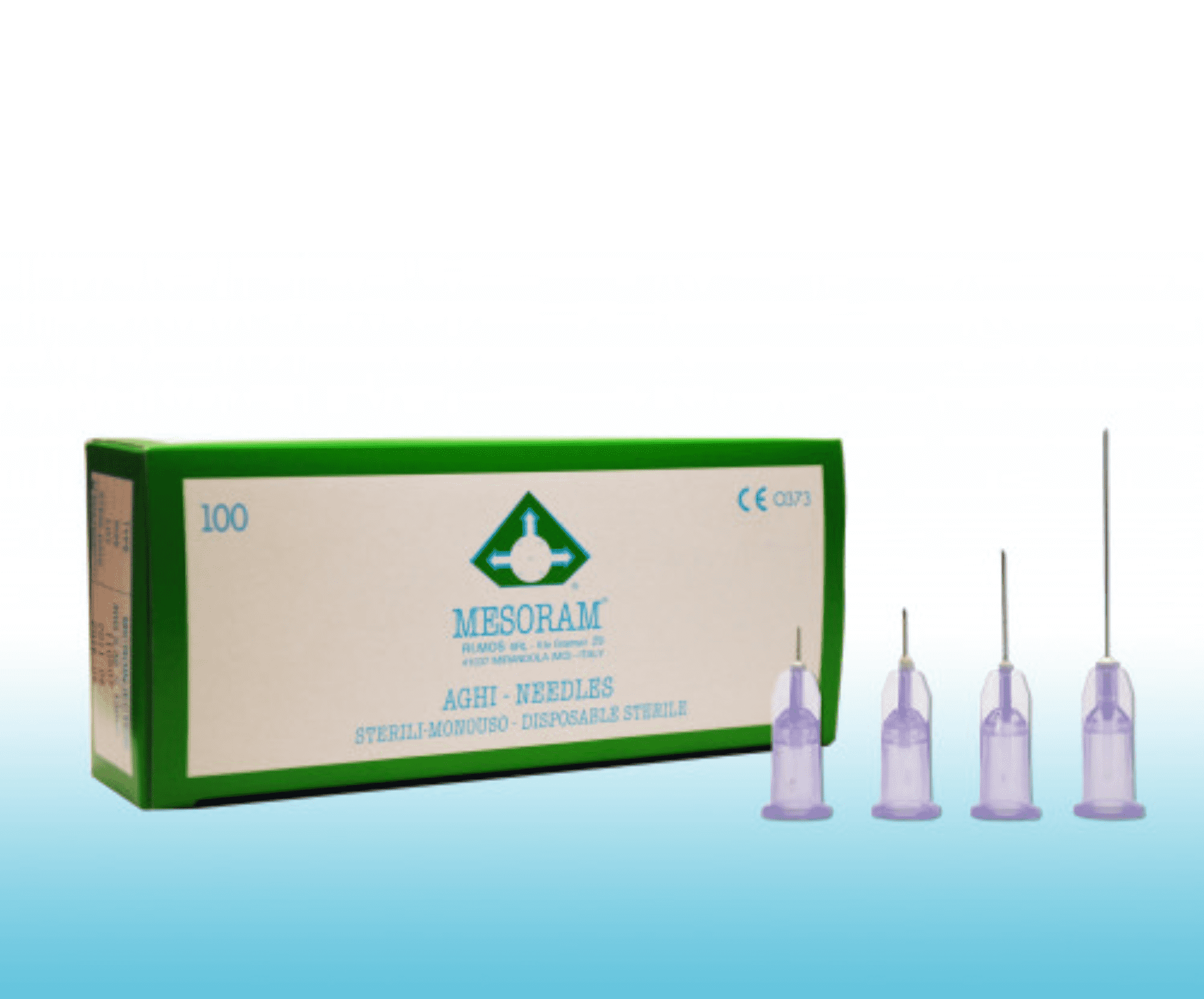 MESORAM Micro-Injektions, Nadeln 30G 0,30 x 4mm (1 Stk.)