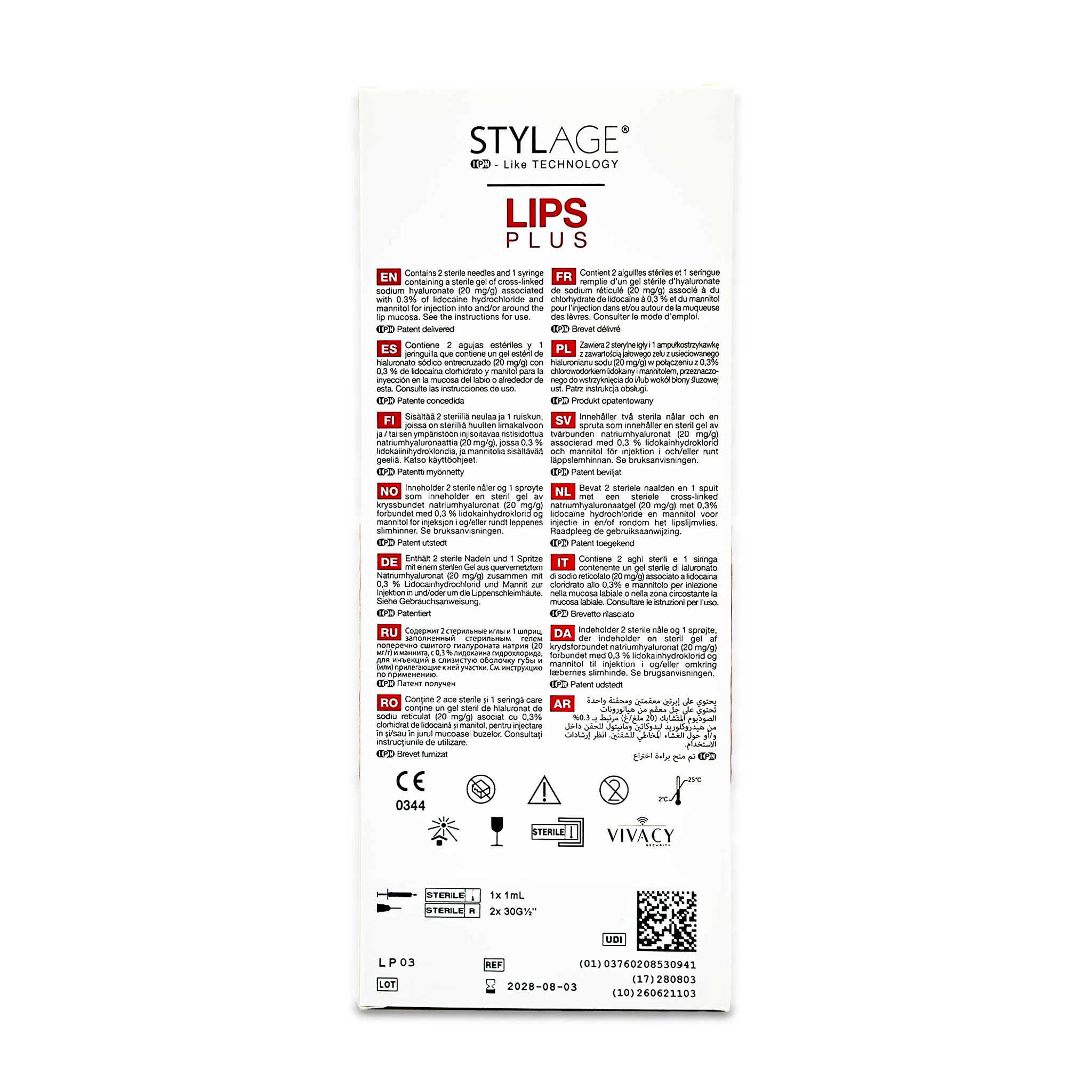 Stylage Lips Plus Bi-SOFT (1 x 1,0 ml)