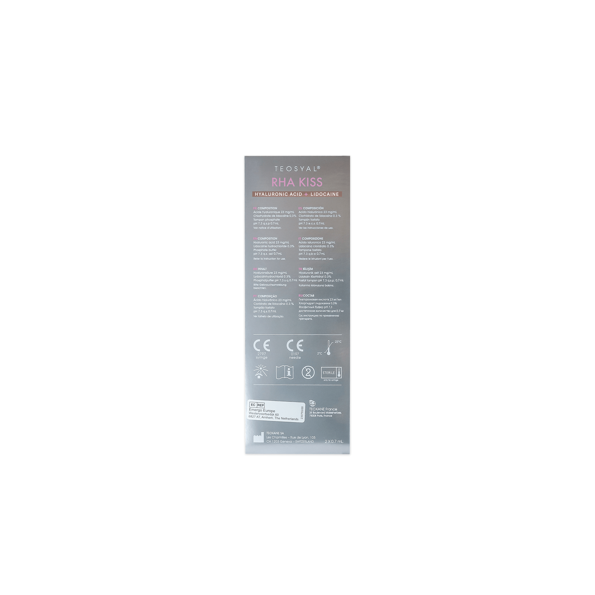 Teosyal RHA Kiss (2 x 0,7 ml)